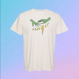 Lonely Ghost Lightning Bolts Tee Medium